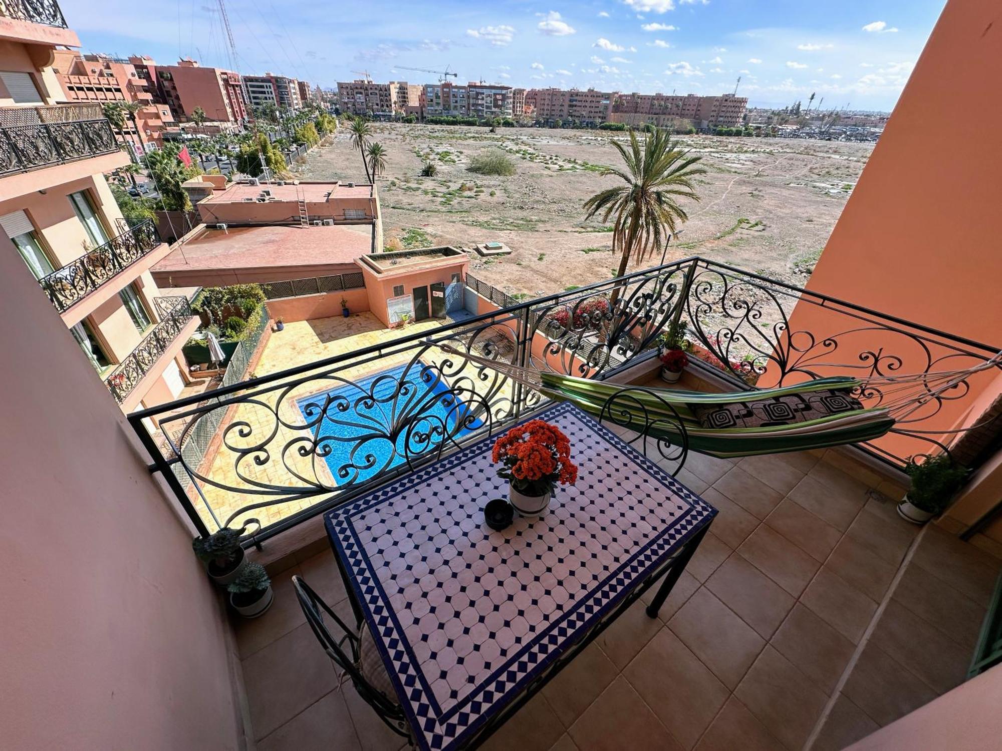 Majorelle House Vicino Ai Giardini Vista Splendida Apartment Marrakesh Bagian luar foto