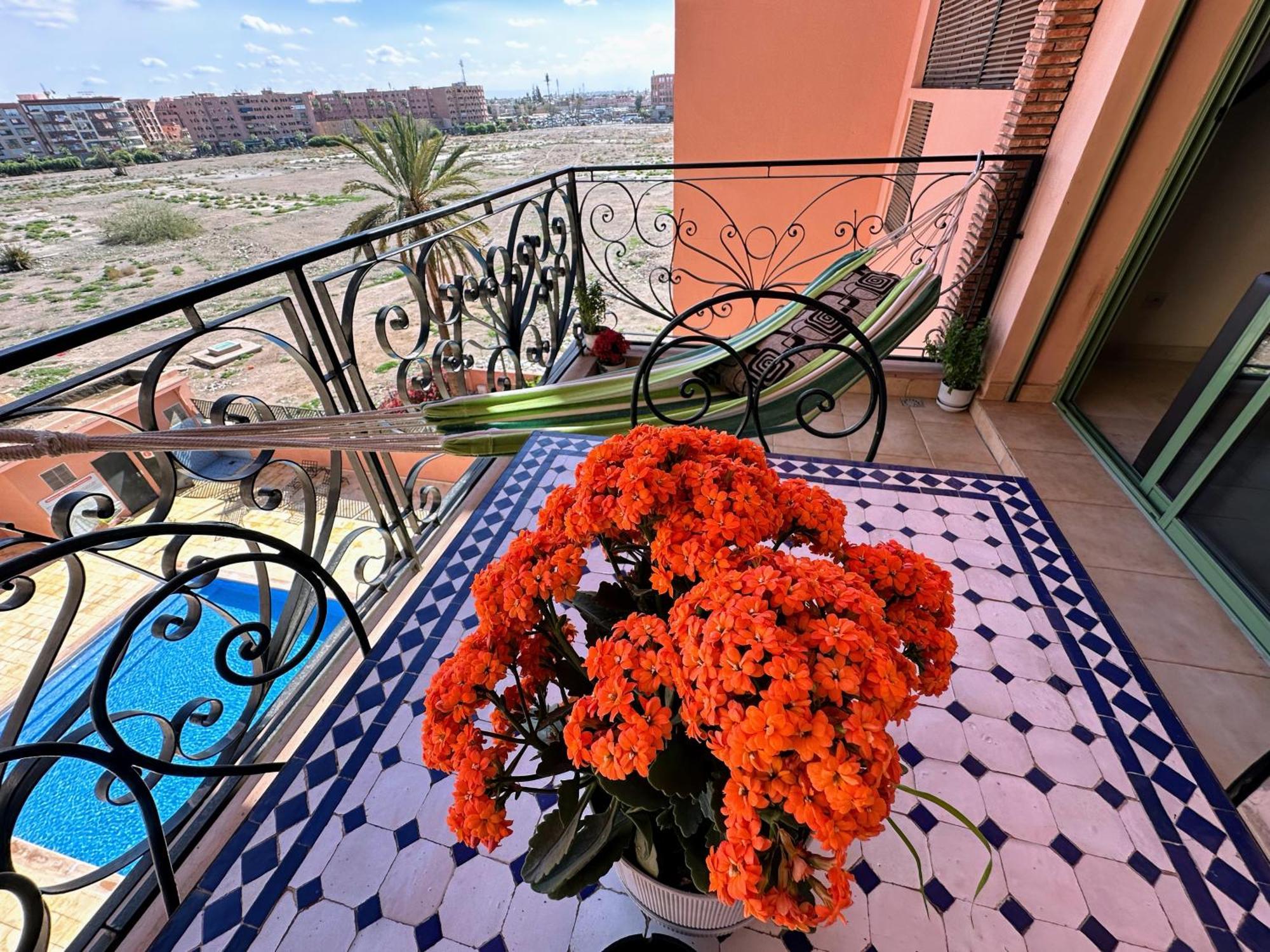 Majorelle House Vicino Ai Giardini Vista Splendida Apartment Marrakesh Bagian luar foto