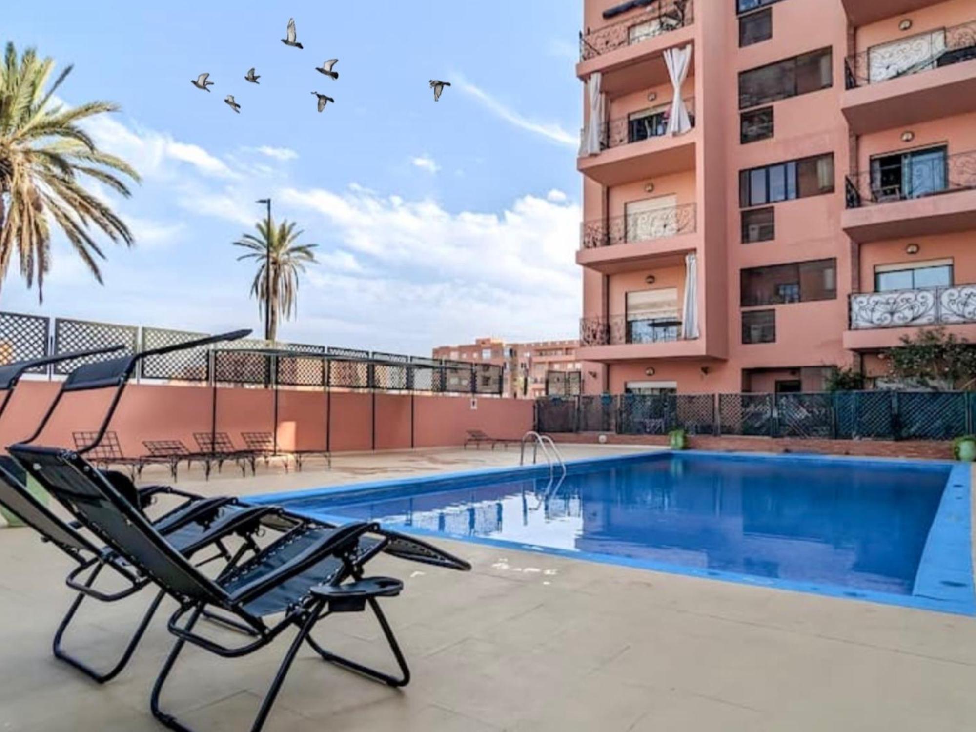 Majorelle House Vicino Ai Giardini Vista Splendida Apartment Marrakesh Bagian luar foto